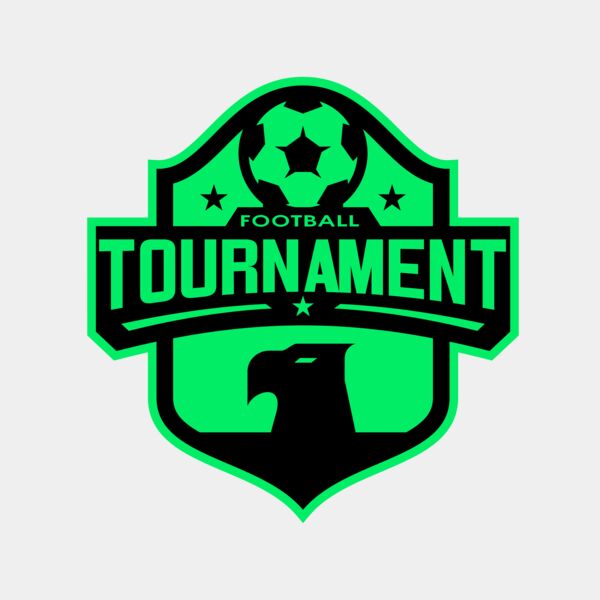 Tournament Football logo template 02 Thumbnail